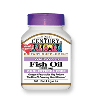 مکمل های غذایی روغن ماهی ۲۱ سنتری نیچرمید