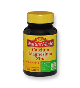 مکمل غذایی کلسیم منیزیم زینک نیچرمید